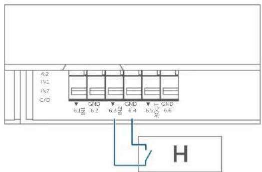 Homematic IP HmIPMIOB - Aansluiting vochtigheidssensor - 1