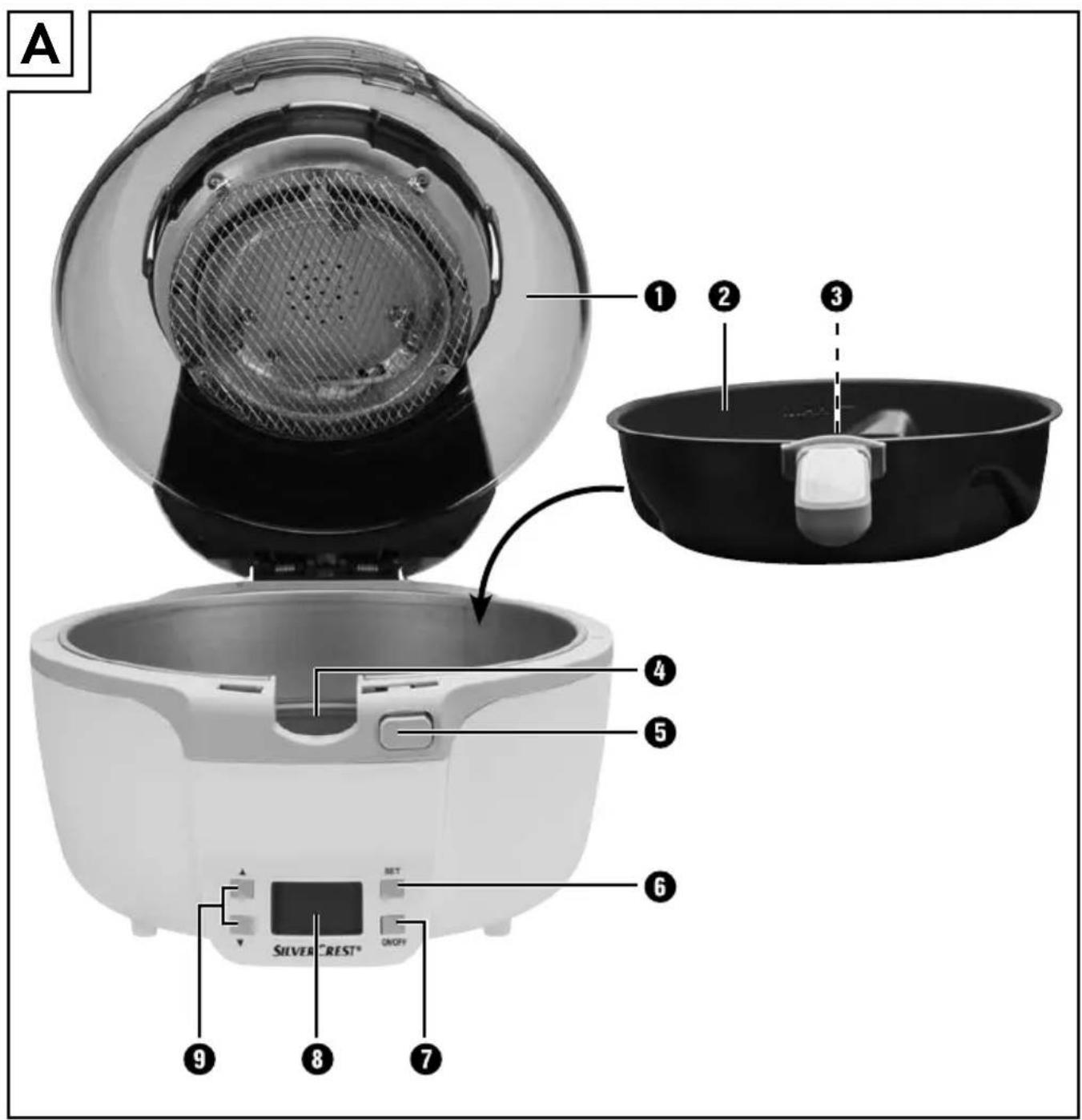 SILVERCREST SHFR 1450 A1 - AIR FRYER - 1