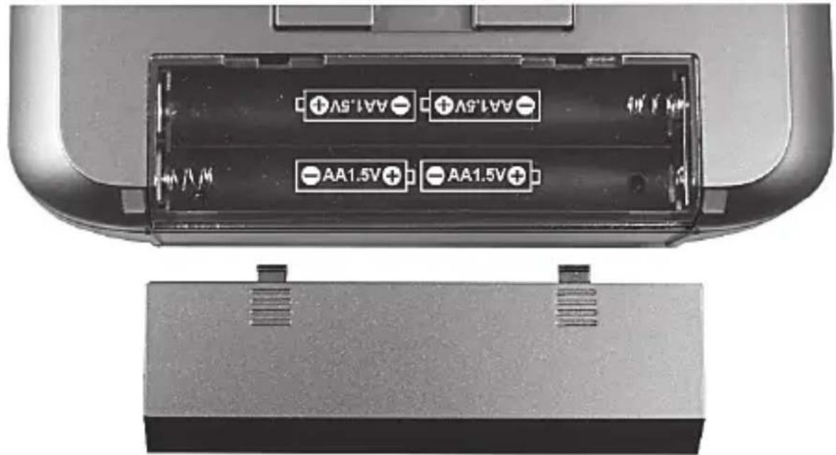 SILVERCREST SWDR 500 A1 - Inserting the batteries - 1