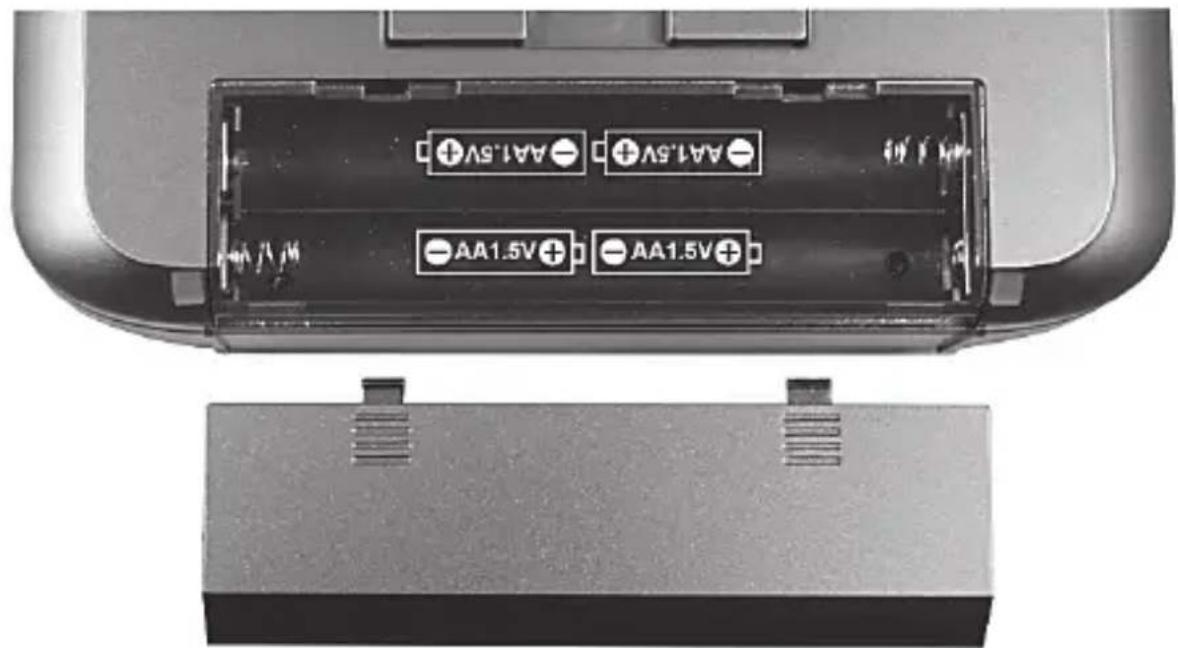 SILVERCREST SWDR 500 A1 - Insertion des piles - 1