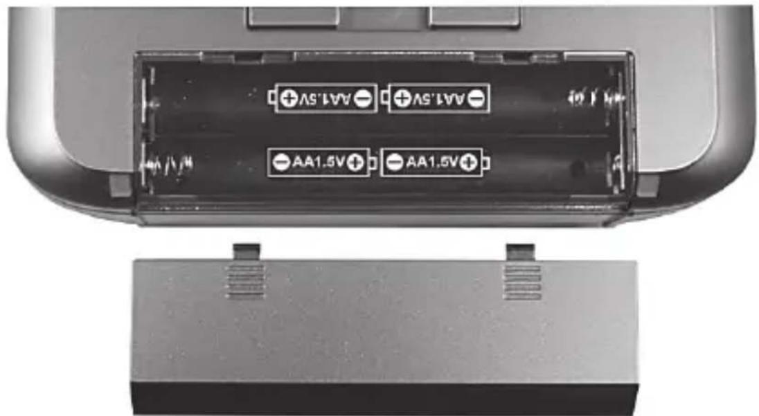 SILVERCREST SWDR 500 A1 - Batterien einlagen - 1