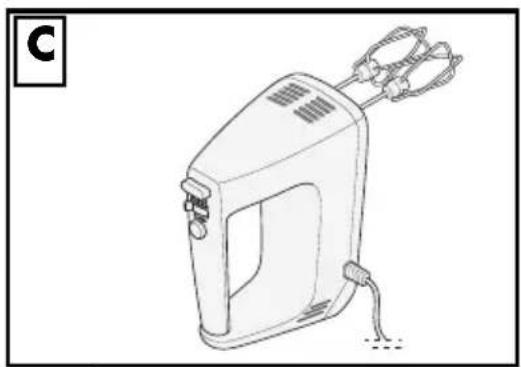 SILVERCREST SHMS 300 B1 - HAND MIXER - 4