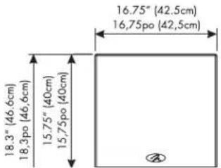 Martin Logan Dynamo 1500X - PLANS DIMENSIONNELS - 8