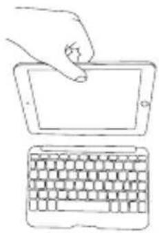 Zagg ID8ZF2BBG - INSÉRER/RETIRER VÔTURE iPad® - 2