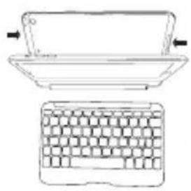 Zagg ID8ZF2BBG - INSÉRER/RETIRER VÔTURE iPad® - 1