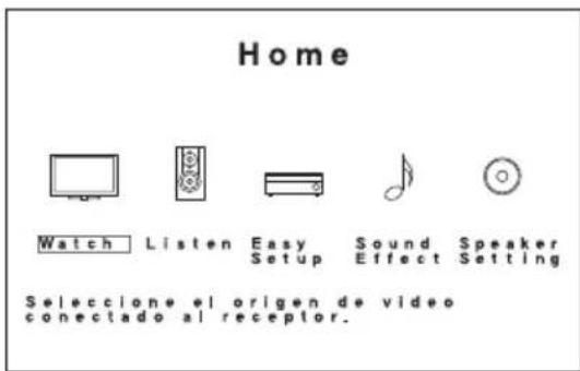 SONY STRDH590 - Para visualizar la pantalla Easy Setup de manera manual - 1