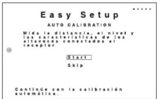 SONY STRDH590 - Inicio de la calibracion automática. - 1