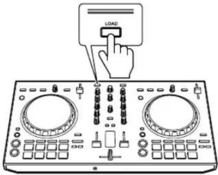 PIONEER DDJSB3 - Pressione o botão [LOAD] do deck do lado esquerdo. - 1