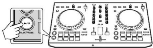 PIONEER DDJSB3 - [▶/Ⅱ] ボタンを押してトラックを再生する - 1