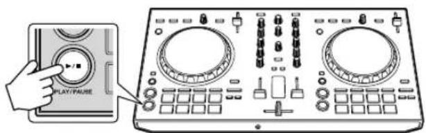 PIONEER DDJSB3 - Appuyez sur le bouton [▶/III] pour lire le morceau. - 1