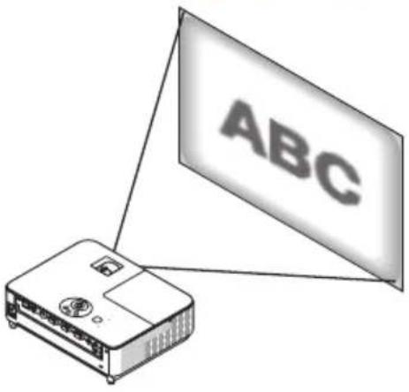 NEC V332XJD - 3-4. 投写画面の位置と大きさを調整する - 4