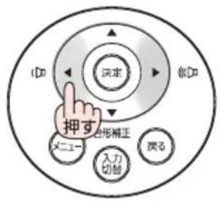 NEC V332XJD - 本体の操作ボタンで調整する - 1