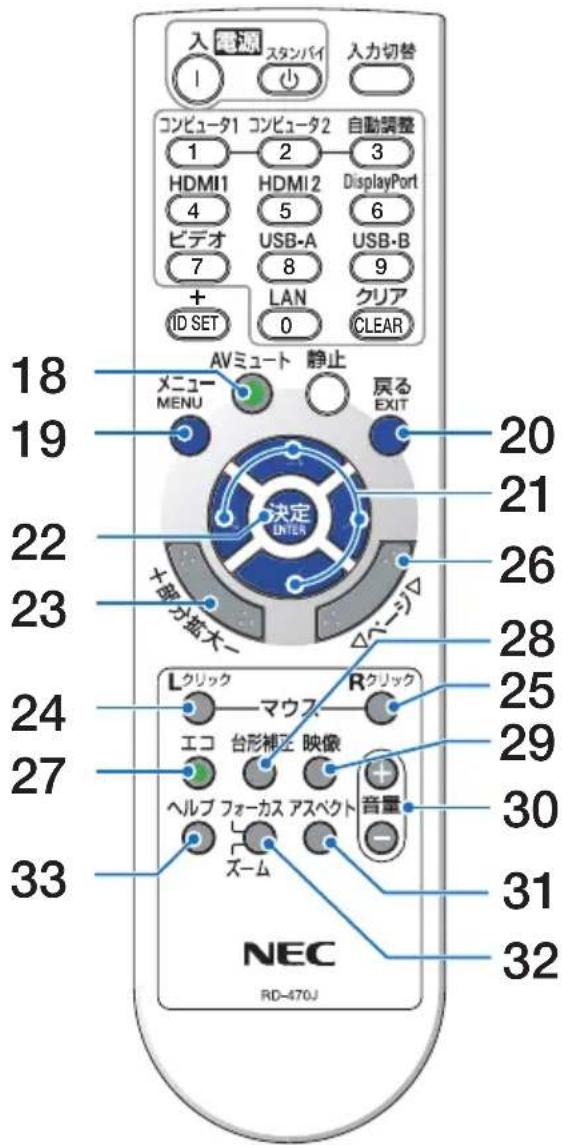 NEC V332XJD - 静止 ボタン - 2