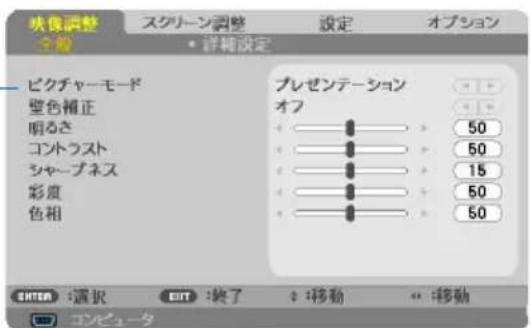 NEC V332XJD - メニュー項目の表記例 - 1