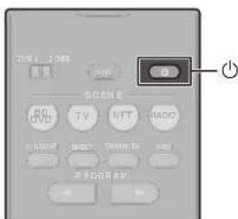 YAMAHA RXD485 - Press (receiver power) to turn on the unit. - 1