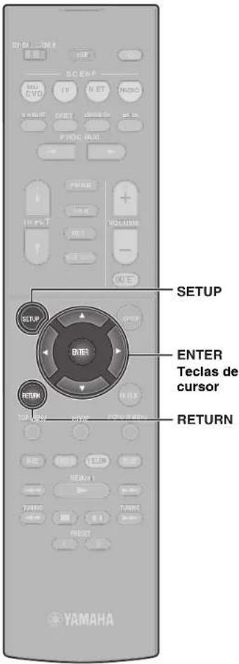 YAMAHA RXD485 - Funcimiento Basics del menu Option - 2