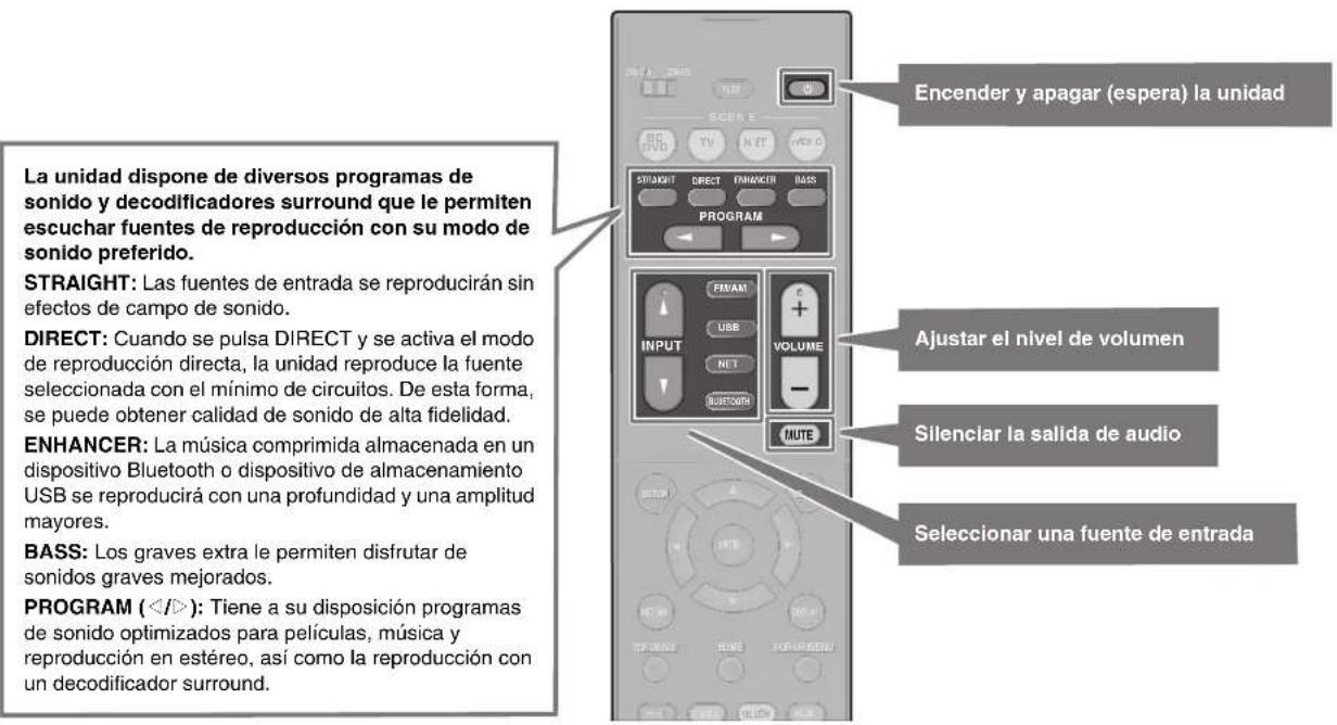YAMAHA RXD485 - Funciones de reproduccionesbasicas - 1