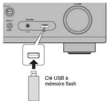 YAMAHA RXD485 - Lecture de musique stockée sur une clé USB à mémoire flash - 1
