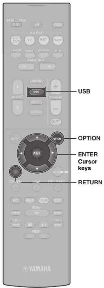 YAMAHA RXD485 - Playing music stored on a Bluetooth® device - 1
