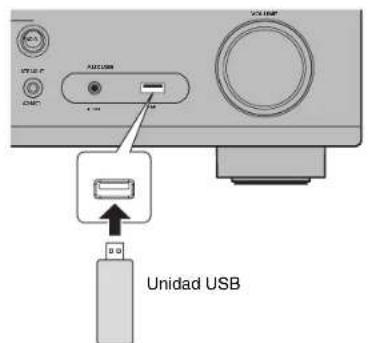 YAMAHA RXD485 - Reproduccion de musica almacenada en una unidad USB - 1