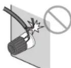 YAMAHA HTR3072 - Précautions relatives au raccordement des cables d'enceinte - 3