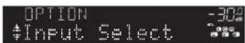 YAMAHA HTR3072 - Basic operation of the Option menu - 1