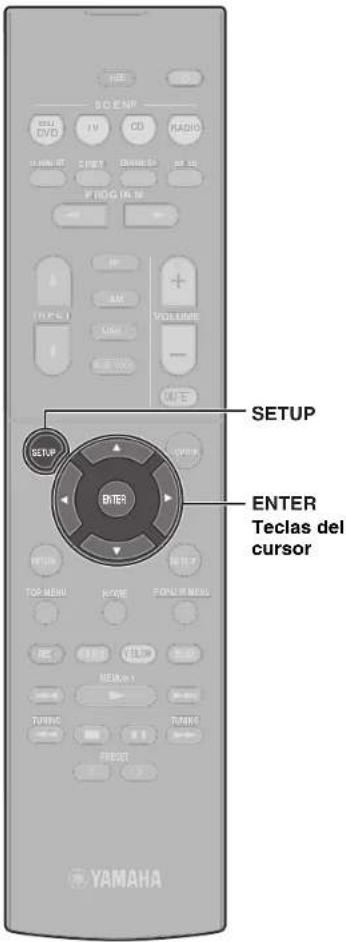 YAMAHA HTR3072 - Funcimiento Basics del menu Option - 2