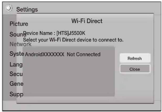 SAMSUNG HTJ5550WK - Wi-Fi Direct - 1