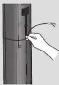 SAMSUNG HTJ5550WK - Installing the Speakers on the Tallboy Stand - 6