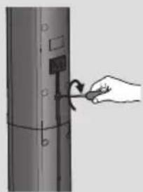 SAMSUNG HTJ5550WK - Installing the Speakers on the Tallboy Stand - 5
