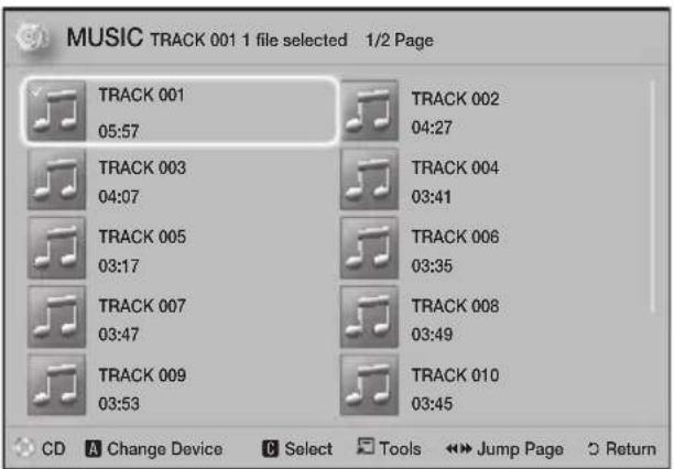 SAMSUNG HTJ5550WK - Creating a Music Playlist - 1