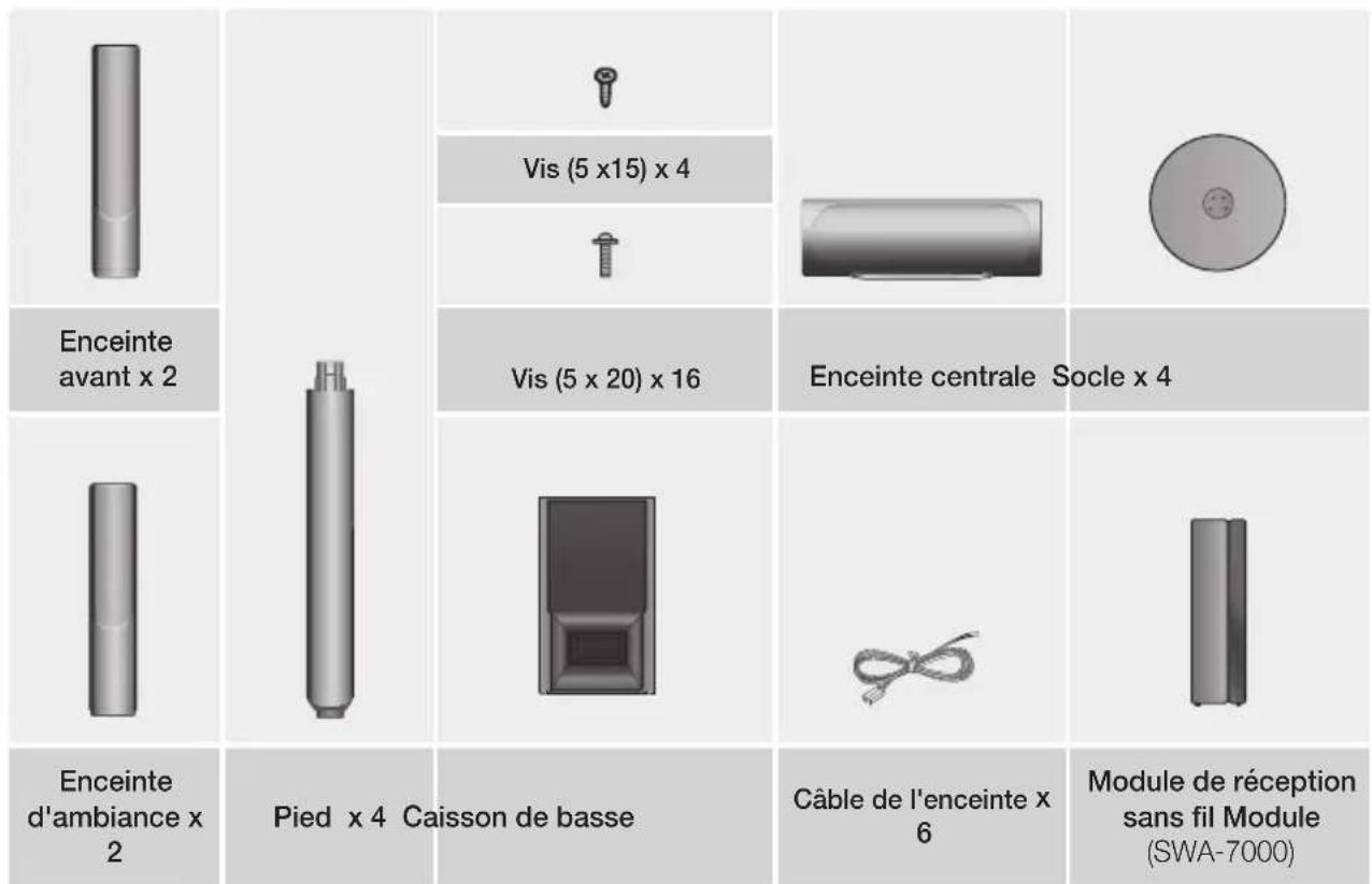 SAMSUNG HTJ5550WK - Accessoires des enceintes - 1