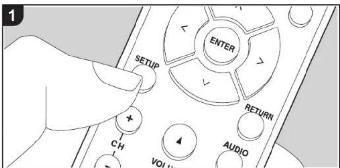 ONKYO TX8250B - Menu Setup - 1