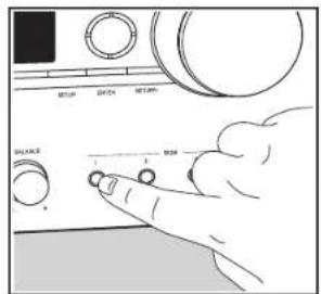 ONKYO TX8250B - Registrar de emisoras en los botones BGM - 1