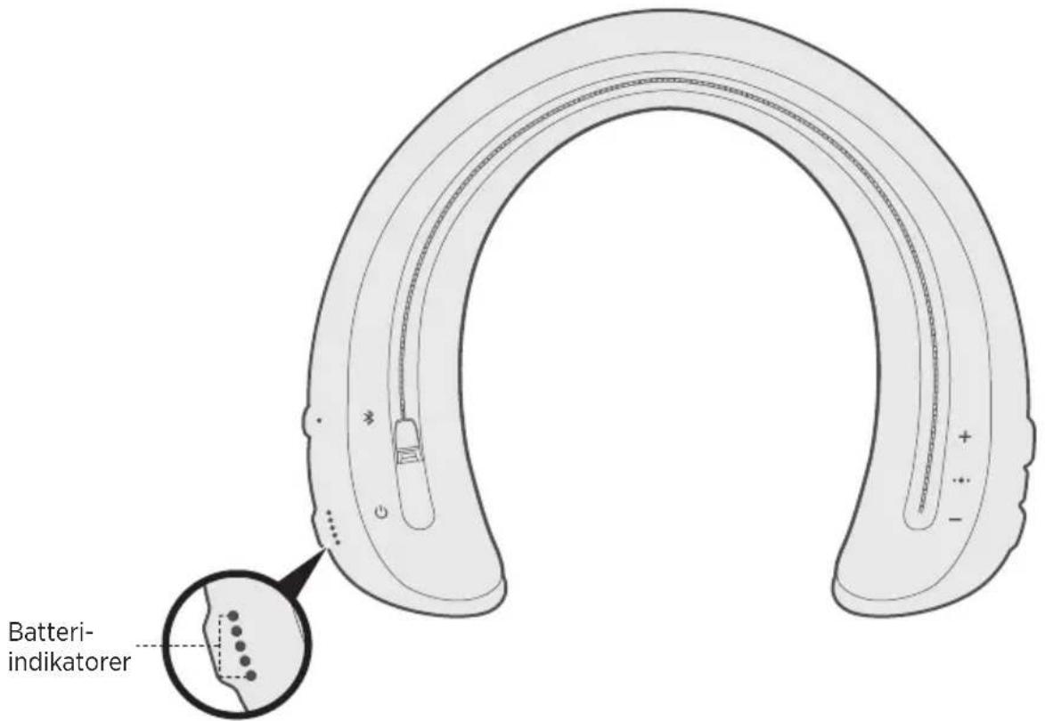 BOSE SoundWear Companion - Batteriindikatorer - 1
