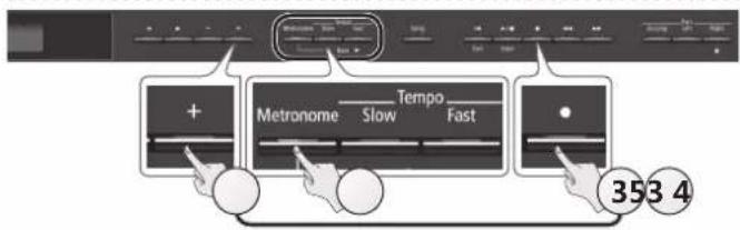 + Metronome Slow Tempo Fast 353 4