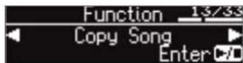 ROLAND HP601 - 复制保存的乐曲 (Copy Song) - 1