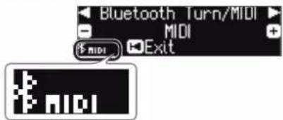 Bluetooth Turn/MIDI MIDI MIDI Exit
