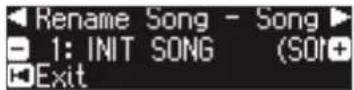 ROLAND HP601 - 重命名乐曲 (Rename Song) - 3