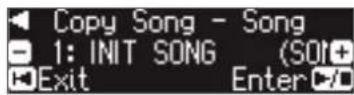 ROLAND HP601 - 复制保存的乐曲 (Copy Song) - 3