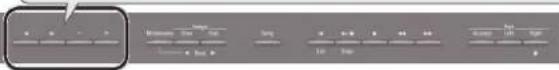 Control panel interface with labeled buttons and display screen showing 'OK', 'Cancel', and numeric input fields