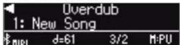 ROLAND HP601 - 在已录制的演奏上进行叠加录制 - 2