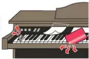 ROLAND HP601 - 注意 - 2