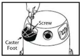 Shop-Vac 9625710 - PLASTIC TANK WITH CASTER FEET - 2