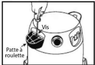 Shop-Vac 9625710 - RÉSERVOIR DE PLASTIQUE AVEC CHARIOT ARRIÈRE SUR ROULETTES - 4