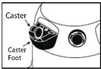 Shop-Vac 9625710 - PLASTIC TANK WITH CASTER FEET - 4