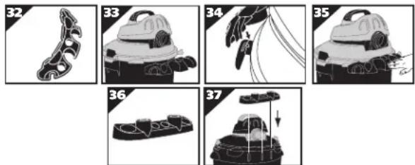 Shop-Vac 5982500 - ENSAMPLE DEL PORTAIMPLEMENTOS - 1