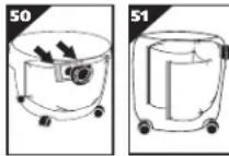 Shop-Vac 5982500 - INSTALLATION DU FILTRÉ À CARTOUCHE JETABLE - 1