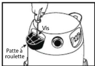 Shop-Vac 9625910 - RÉSERVOIR DE PLASTIQUE AVEC CHARIOT ARRIÈRE SUR ROULETTEs - 4