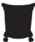 Shop-Vac 9625910 - PLASTIC TANK WITH CASTER FEET - 1
